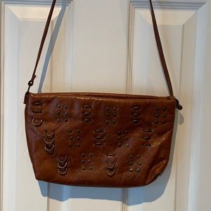 Bloom brown leather bag